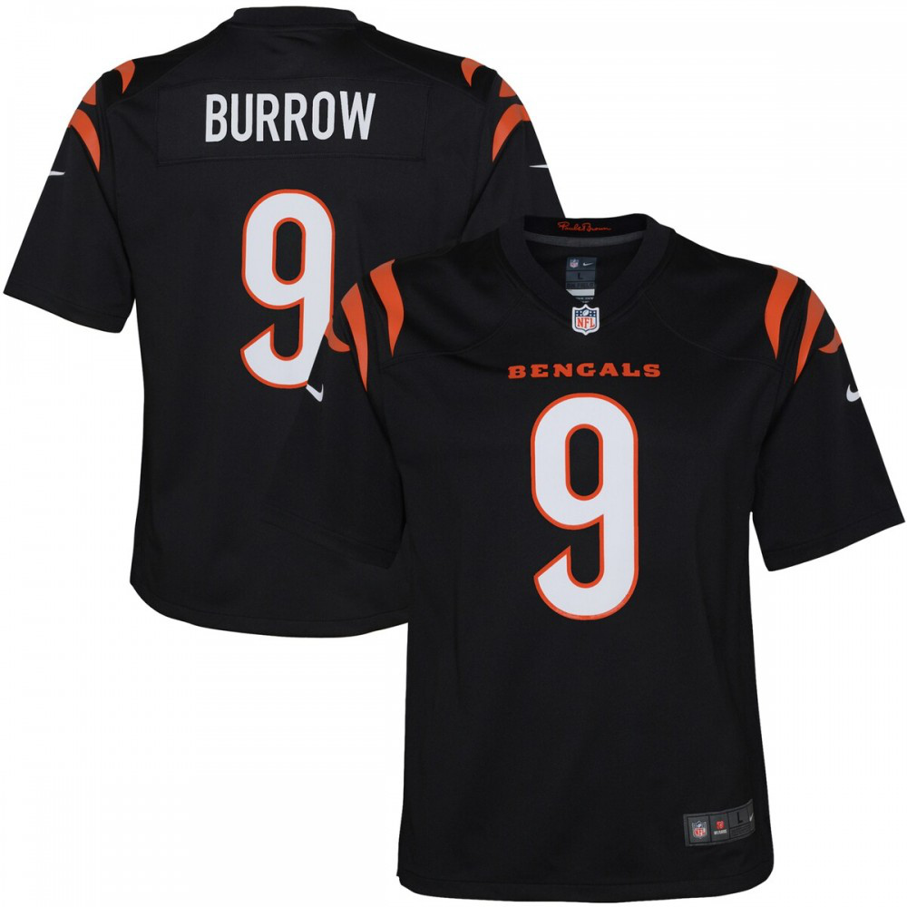Joe Burrow Cincinnati Bengals Nike Youth Game Jersey - Black-Profan Arena